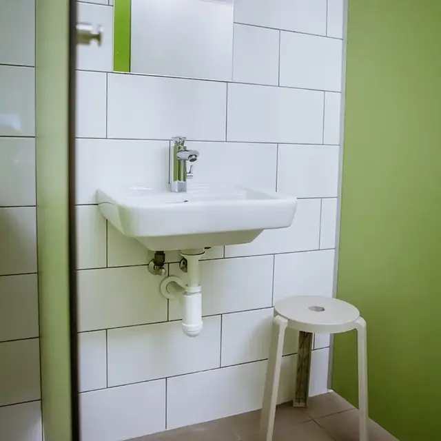 Fotografie zázemí kempu Harasov